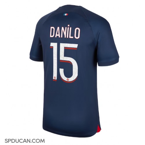 Muški Nogometni Dres Paris Saint-Germain Danilo Pereira #15 Domaci 2023-24 Kratak Rukav